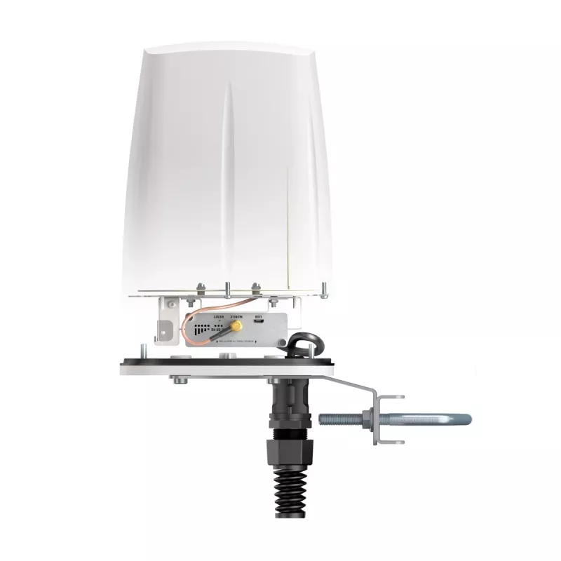 Įvairiakryptė tinklo antena QuWireless QuSpot A140S-A, PoE/LAN, 0,694–2,7 GHz, iki 4 dBi, balta