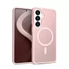 Crong Hybrid Matte Magnetic dėklas Samsung Galaxy S26 — TPU/PC, rožinis