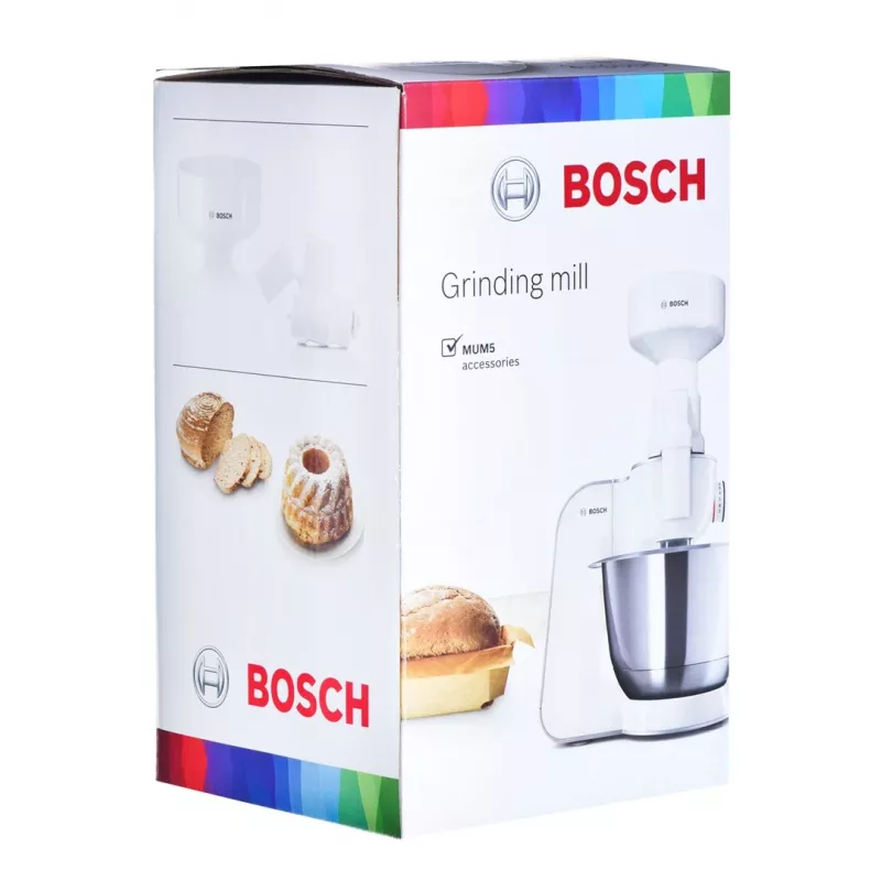Maišytuvo priedas Bosch MUZ5GM1 — malimo/frezavimo priedas Bosch virtuviniams kombainams