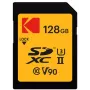 Atminties kortelė Kodak EKMSD128GUHS2V2K SDXC UHS-II 128 GB, skaitymo greitis 300 MB/s, rašymo greitis 270 MB/s, U3 V90, Class 10