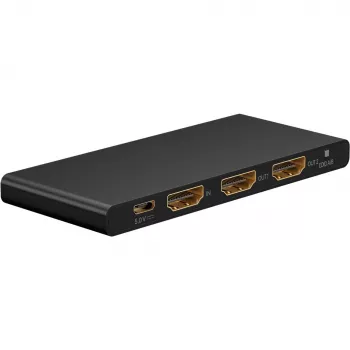 HDMI skirstytuvas 1 į 2 (4K @ 60 Hz) - skaldo 1x HDMI įvesties signalą į 2x HDMI išvesties