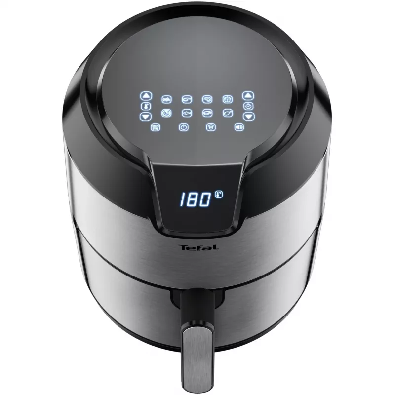 Tefal Easy Fry EY401D Single 4.2 L Stand-alone 1500 W Karšto oro gruzdintuvė Juoda, Nerūdijantis plienas