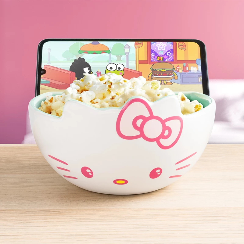 Paladone užkandžių dubenėlis Hello Kitty transliacijos dizainas — keraminis, 800 ml talpa