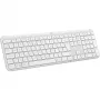 Logitech K950 Signature plonas klaviatūra biurui RF belaidė Bluetooth QWERTY US International balta