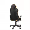 Žaidimų kėdė GEMBIRD GC-SCORPION-04X juodai oranžinė ergonomiško dizaino, reguliuojama sėdynė, aukšta atlošo dalis