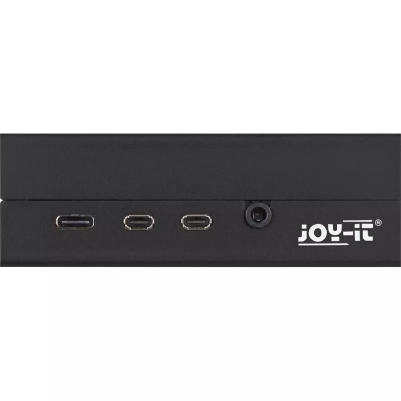 Aliumininis korpusas Raspberry Pi 4 B, JYT RB-AlucaseP4+01B, juodos spalvos
