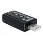 DeLOCK USB garso adapteris 7.1 - Garso plokštė - Stereo - USB (61645)
