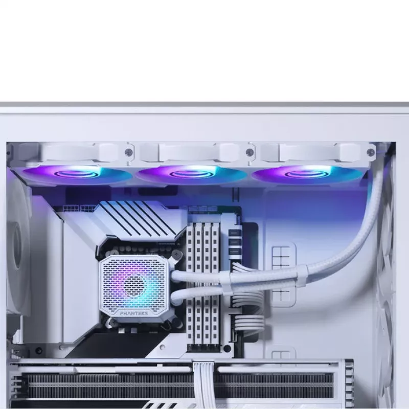 Phanteks Glacier One 360M25G2 kompiuterio korpuso skysčio aušinimo rinkinys 12 cm Balta 1 vnt.