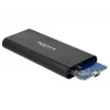 “Delock” – atmintinės korpusas – M.2 – M.2 NVMe kortelė – USB 3.1 (2 kartos) – juodas (42614)