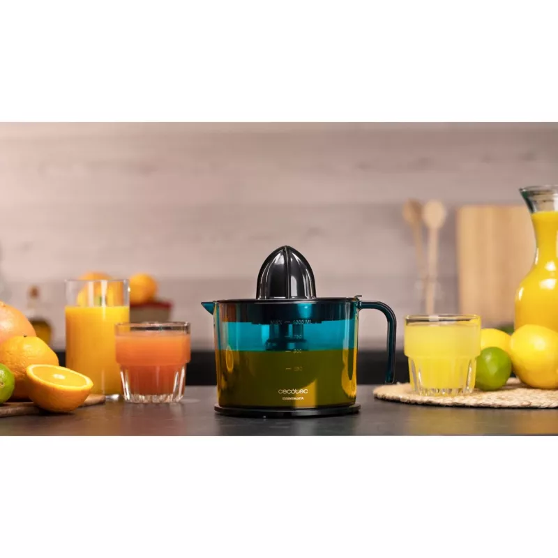 EssentialVita Adjust Juoda, citrusų spaudyklė juoda / mėlyna