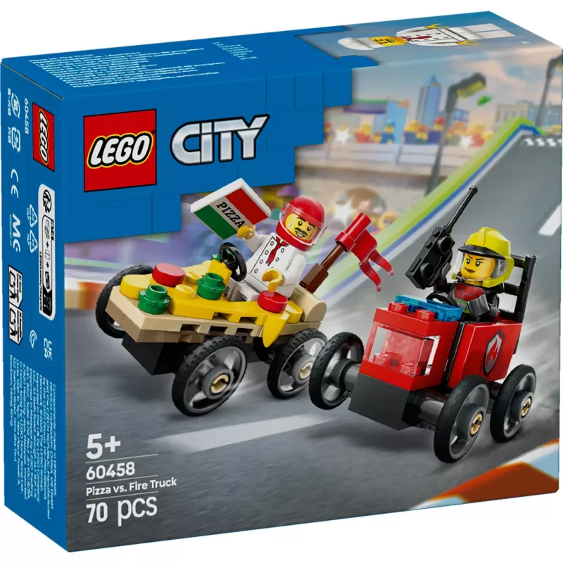 LEGO CITY 60458 Pica prieš gaisrinį automobilį