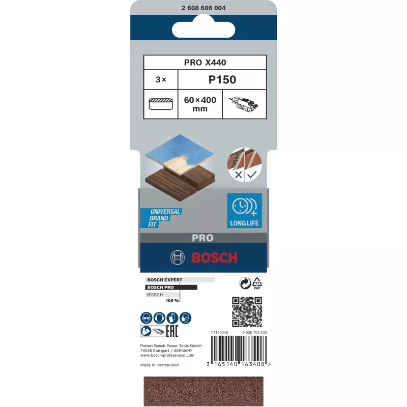 Bosch 2 608 606 004 šlifavimo priedas 3 vnt.