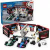 LEGO CITY 60444 F1 garažas su Mercedes-AMG ir Alpine automobiliais