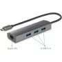 Renkforce RF-3374952 Sąsajos koncentratorius USB 2.0 Type-C 1000 Mbit/s juodas - pilkas (RF-3374952)