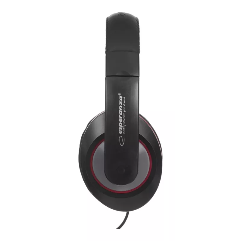 Esperanza EH121 ausinės / headset laidinės į ausį muzika juodos