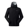 Striukių rinkinys Berghaus Deluge Pro 3.0 M + Hillwalker IA Shell M — vyriški neperšlampami viršutiniai drabužiai, juodi
