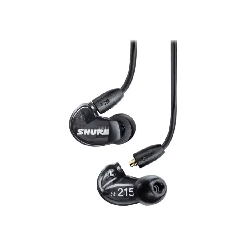 Shure SE215 ausinės, juodos | Shure
