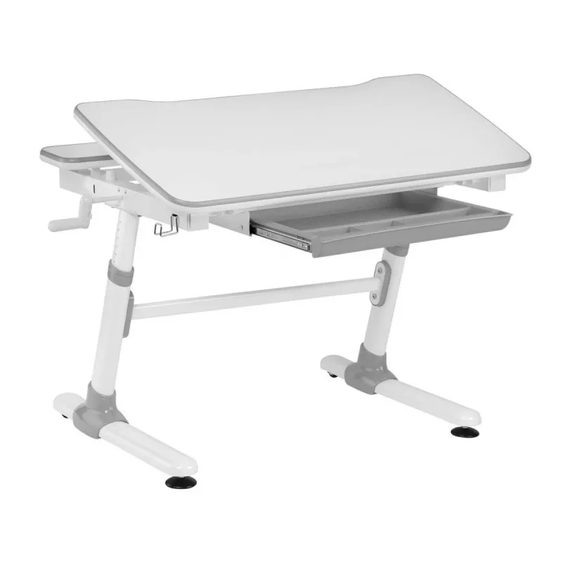 Ergo Office vaikiškas ergonominis reguliuojamo aukščio stalas, pilkas, maks. 100 kg, ER-417 2cz