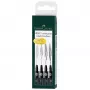 Fineliner Faber-Castell 167115 Multi Juoda 4 vnt.