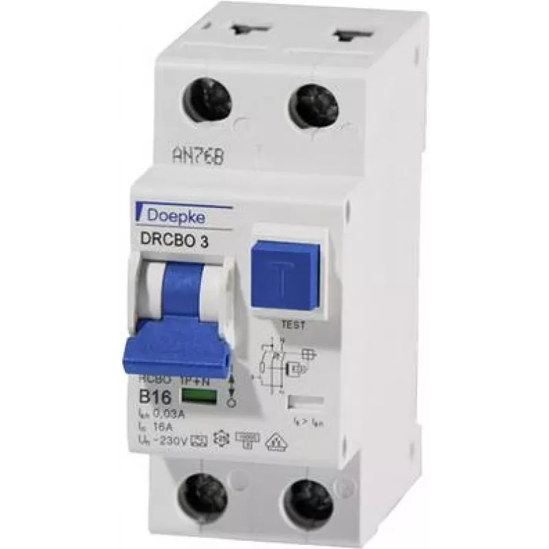 RCBO jungiklis DRCBO 3 B10/0,03/1N-A (09932102)
