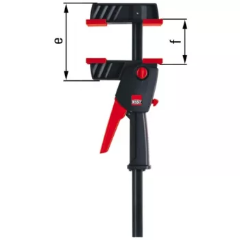 Veržtuvas Bessey DUO30-8 Įvairiaspalvis Metalas 300mm Plotis