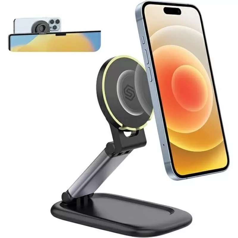 Magnetinis stovas SODI BM-310 juodas MagSafe mobiliems įrenginiams
