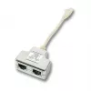 Tinklo skirstytuvas EFB Elektronik K5122.015 kištukas/lizdas Cat5e 10/100BASE-TX baltas