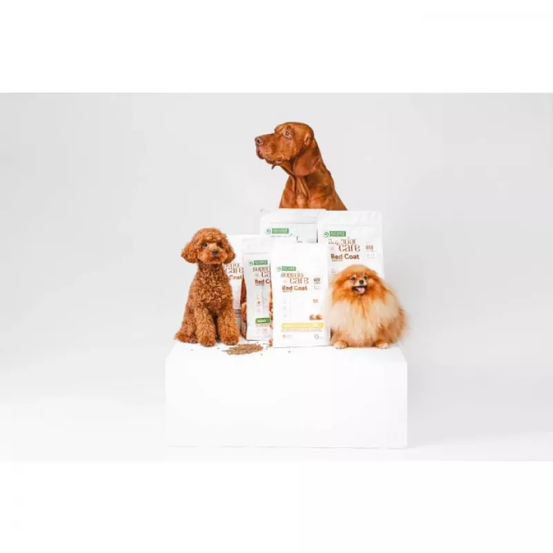 Sausas šunų maistas nature’s protection Superior Care Red Coat Adult Small breed be grūdų su lašiša 10 kg