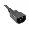 Maitinimo prailgintuvas Lanberg PS0-04E-0100-IEC-BK 1m 4 kintamosios srovės lizdai vidaus patalpoms juodas
