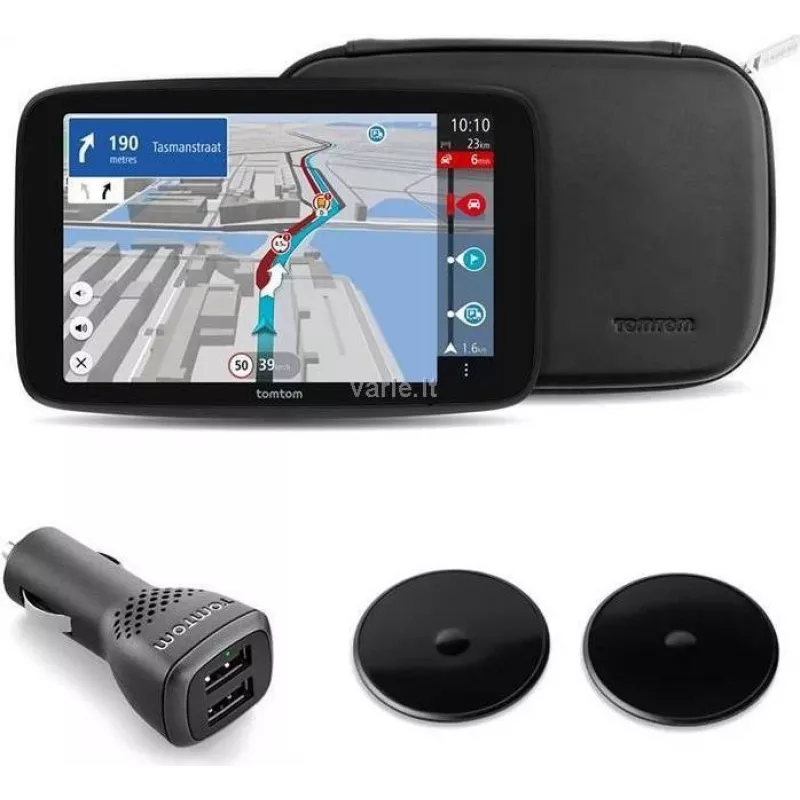 GPS navigacijos įrenginys TOMTOM GO Expert Plus 7 colių — premium komplektas, 7 colių jutiklinis ekranas