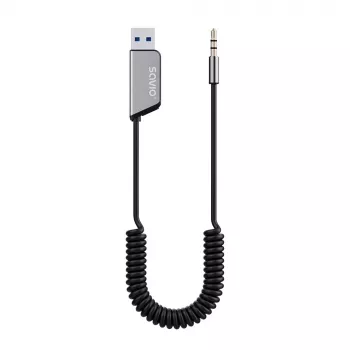 Savio TR-16 siųstuvo AUX adapteris su laisvų rankų funkcija, Bluetooth 5.3, Google Assistant/Siri
