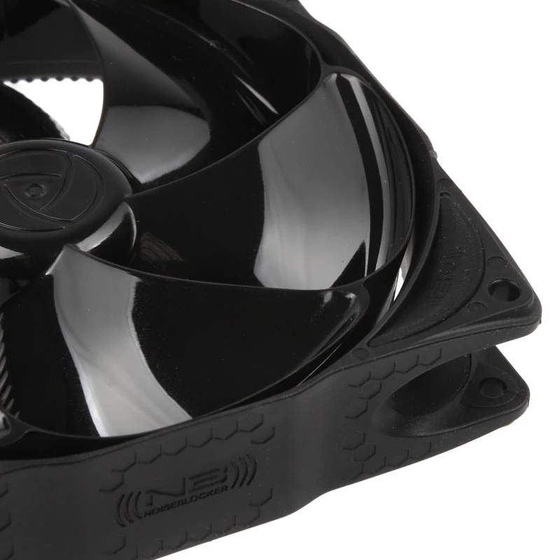 NOISEBLOCKER NB-eLoop B12-PS Juoda Edition 120mm PWM 3 vnt. rinkinys