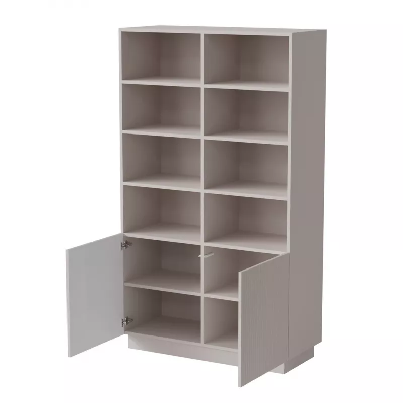 Spintelė Cama Meble LIVERTI knygų lentyna 100×420×1705 mm kašmyro spalvos