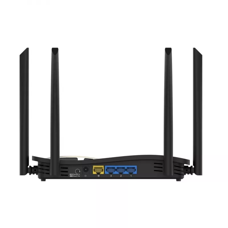 Stalinis maršrutizatorius RUIJIE RG-EW1200G PRO dviejų juostų „Wi‑Fi 5“, 1300 Mbps, 6 išorinės antenos, 4 gigabitinio eterneto prievadai