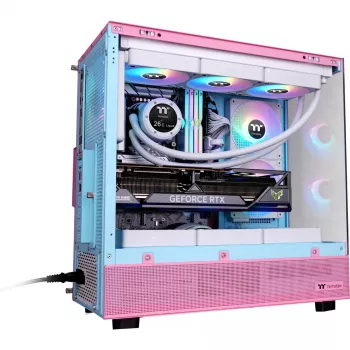 Thermaltake View 270 Plus TG ARGB Bubble Pink - korpusas - ATX - Midi / Mini Tower - ATX