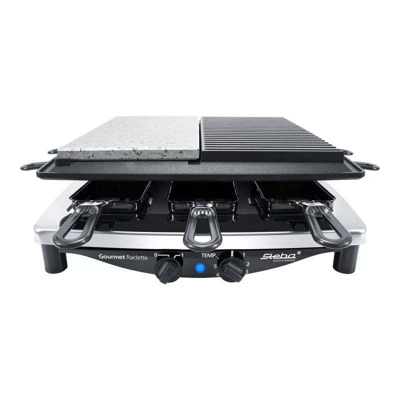 Ryžių viryklė Steba RC 4 Plus Deluxe Chrome Juoda 622300
