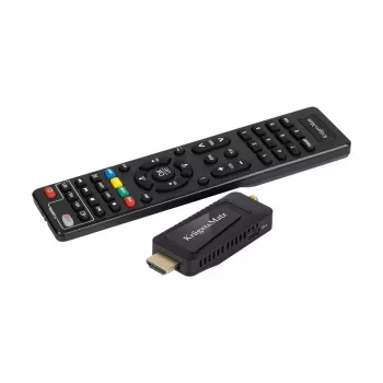 Mini DVB-T2 H.265 HEVC imtuvas KRUGER & MATZ KM9998, 470–862 MHz, 1 imtuvas, HDMI, USB, 720p