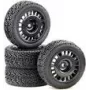 Absima 1 10 Rally Winded Complete Wheels Juoda 4 vnt. (2510061)