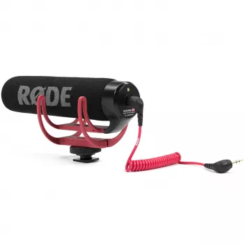 VideoMic GO, mikrofonas juodas/raudonas