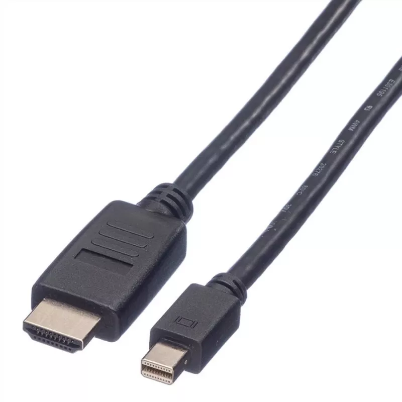 Mini DisplayPort laidas VALUE Mini DP-HDTV M/M 2 m