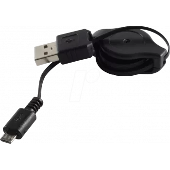 USB kabelis ShiverPeaks BS14-18001 1 m USB A Micro-USB B juodas