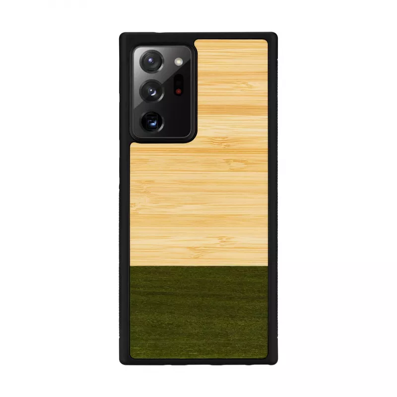 Telefono dėklas Man and Wood Galaxy Note 20 Ultra — bambukų miško juodos spalvos apsauginis dangtelis