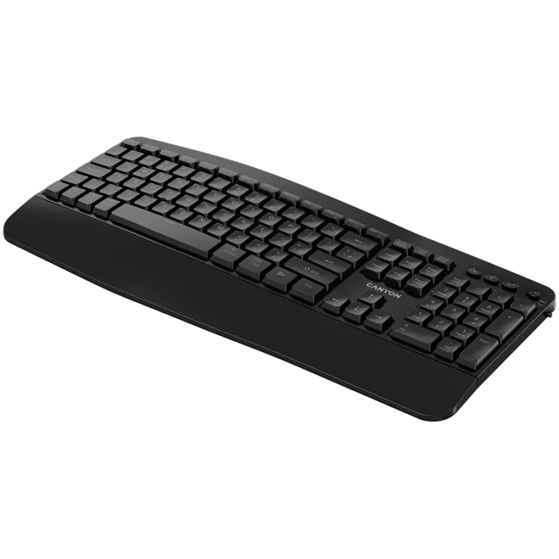 CANYON klaviatūra HKB-W6 belaidė juoda