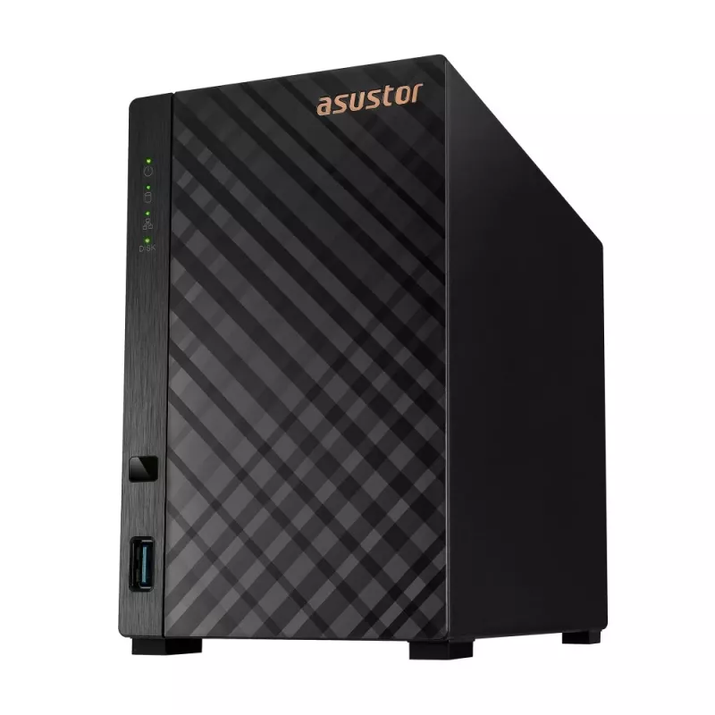 Asustor AS1102TL NAS/atminties serveris Mini Tower Realtek RTD1619B 1 GB DDR4 0 TB ADM juoda
