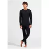 ODLO BL BOTTOM ilgos MERINO kelnės, dydis M, juodos
