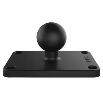 RAM Mounts rutulinis pagrindas 1,5 colio x 2,5 colio 4 skylių raštas juodas 95 g