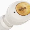 “Marley” Champion belaidės ausinės su įmontuotu mikrofonu, “Bluetooth”, kreminės spalvos