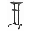 Stovimas stalas Gembird TVS-DESK-01-BK juodas 20 kg 1110-1345 mm