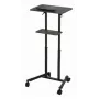 Stovimas stalas Gembird TVS-DESK-01-BK juodas 20 kg 1110-1345 mm
