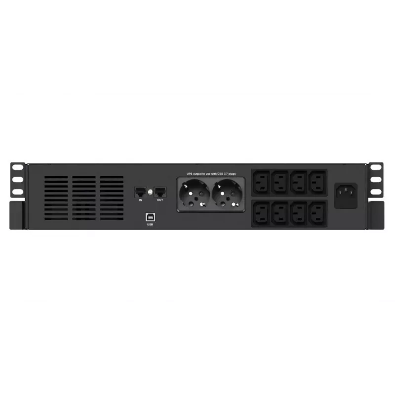 Nepertraukiamo maitinimo šaltinis (UPS) Infosec X4 1000 RM Plus 1 kVA 600 W 10 kintamosios srovės lizdų
